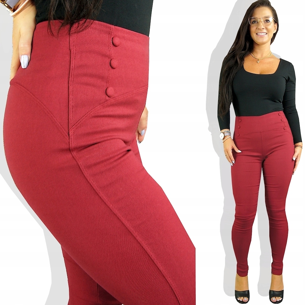 

Spodnie z Wysokim Stanem jeans Modelujące vic, M/L