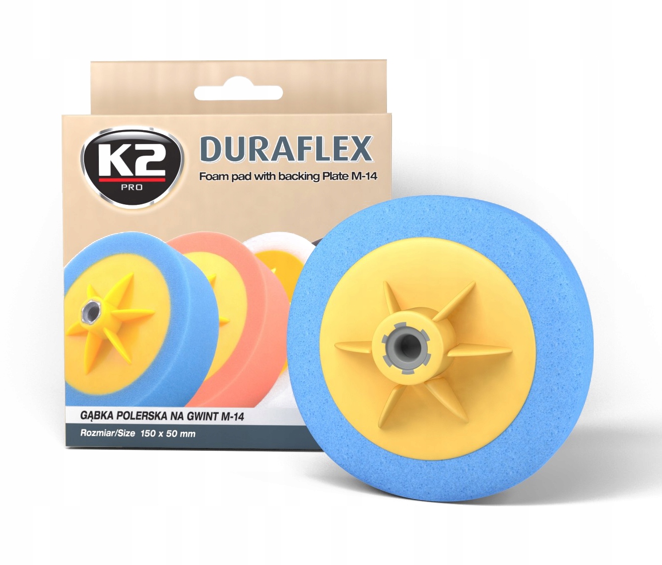 

K2 Duraflex Gąbka Polerska Średniościerna M14 L641