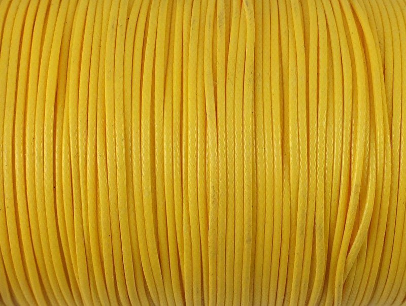 Sznurek lakierowany żółty 1 mm 6 m