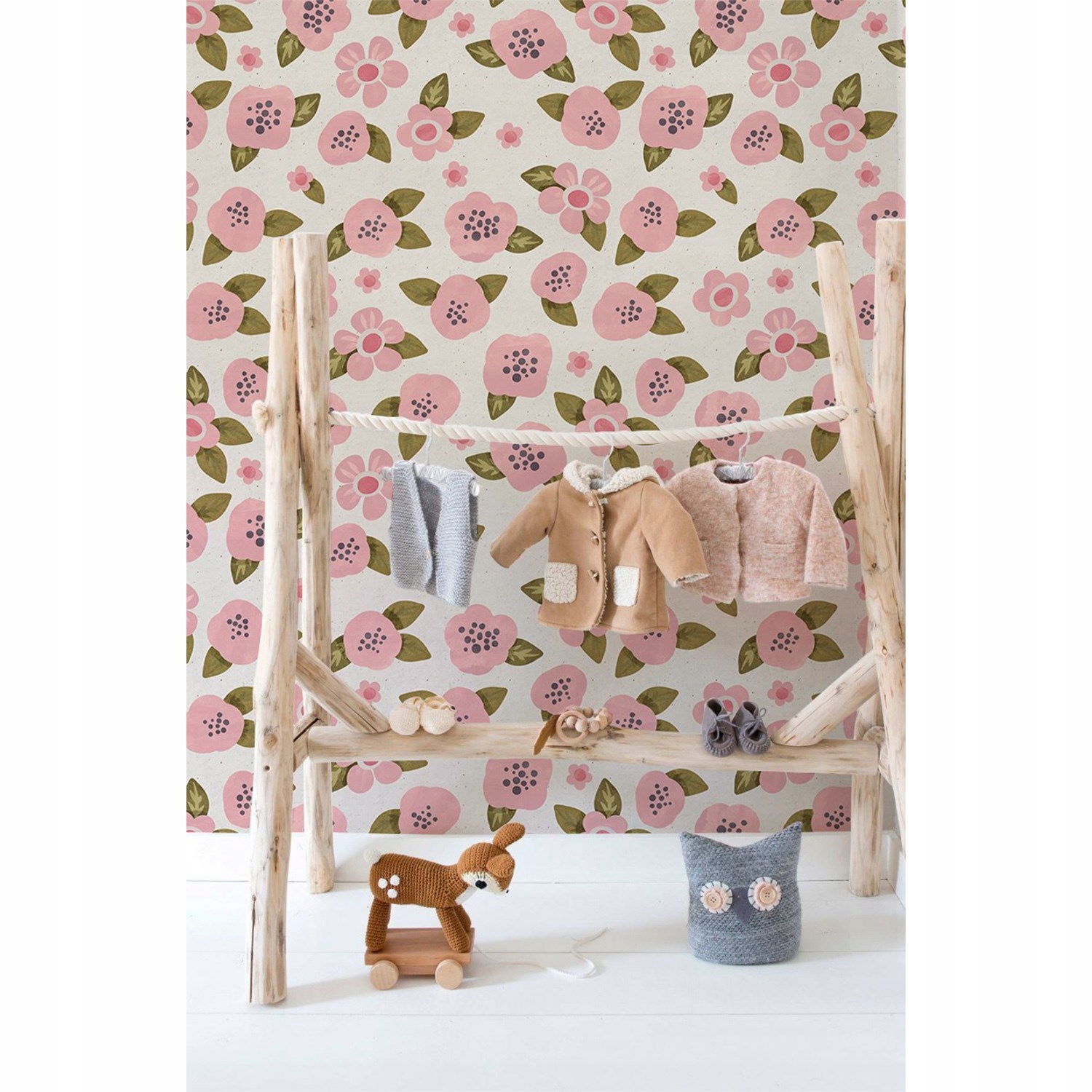 

Fototapeta ścienna Słodkie różowe kwiaty 250x104cm