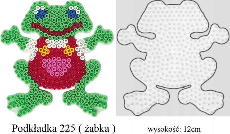 Podkładka żabka HAMA MIDI koraliki Marka Hama