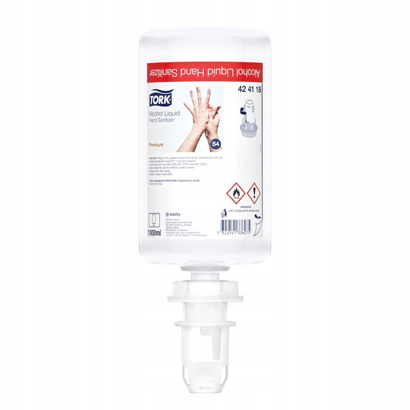 

Tork 424118 Płyn do dezynfekcji rąk, S4 1 l