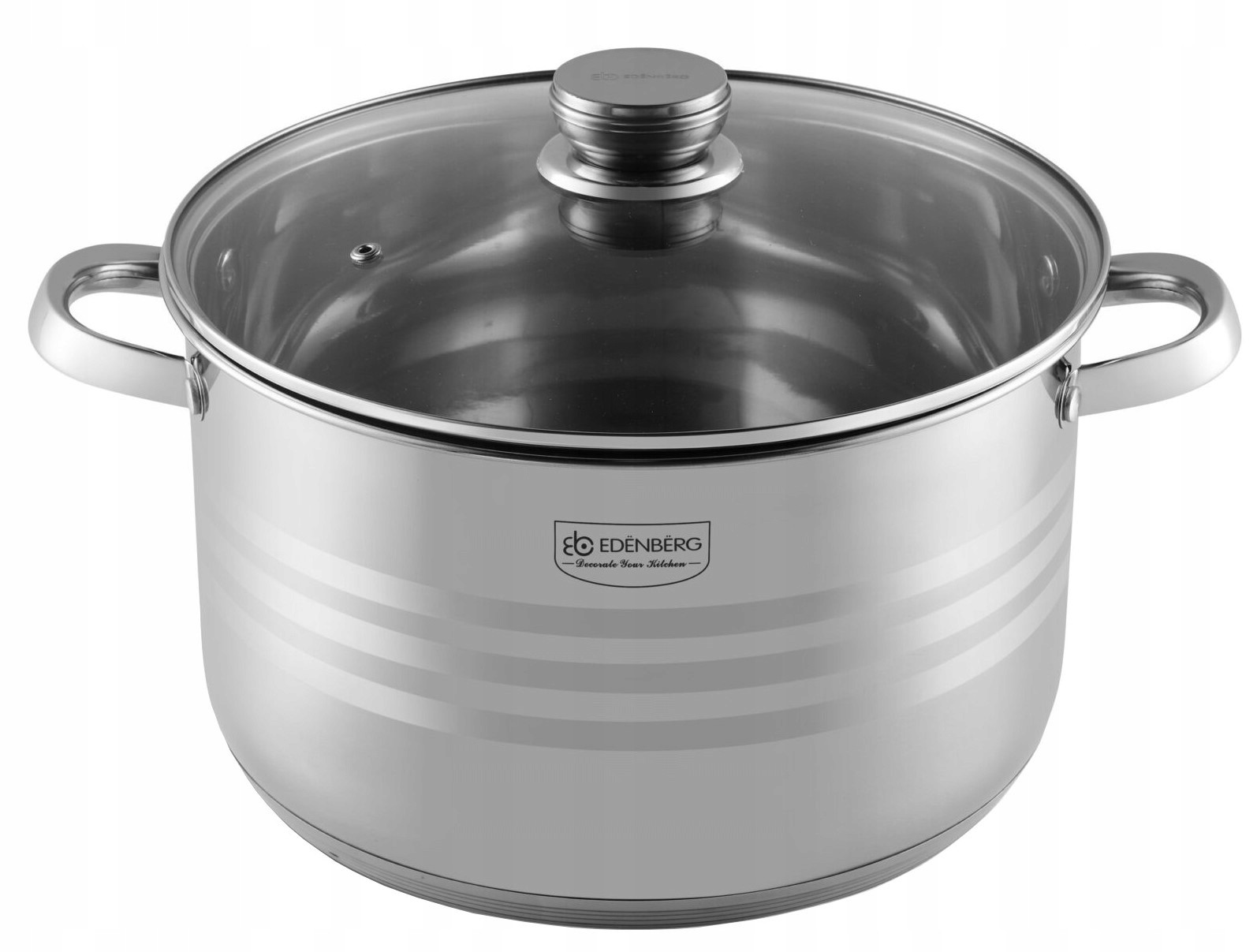 

Garnek Stalowy 10,2 L z Pokrywą 28 cm Indukcja Gaz