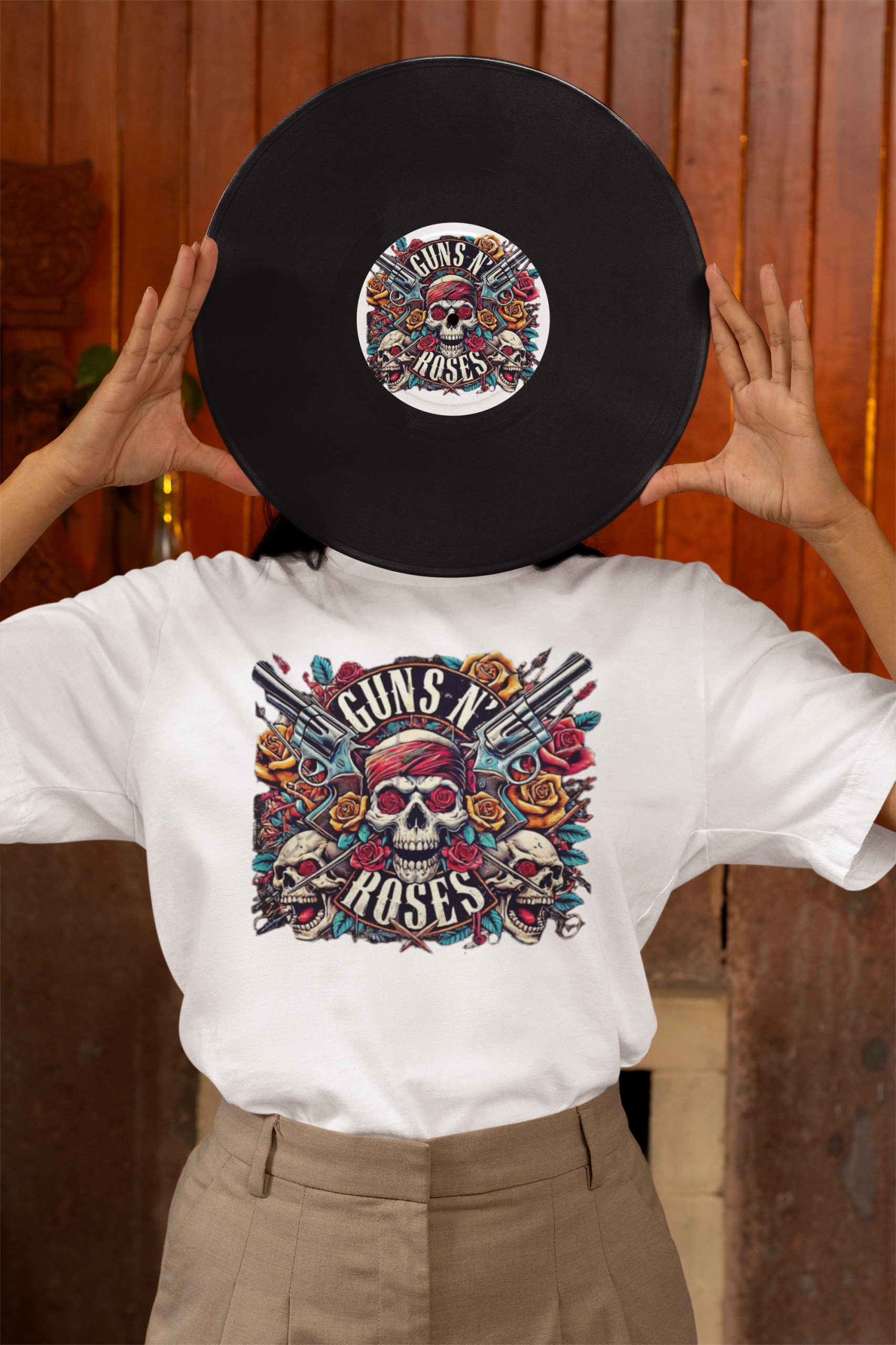 KOSZULKA DAMSKA BAWEŁNIANA DLA FANKI GNS GUNS N' ROSES TSHIRT PREZENT S Marka inna