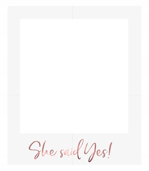 

Ramka Selfie She Said Yes Wieczór Panieński 60 CM