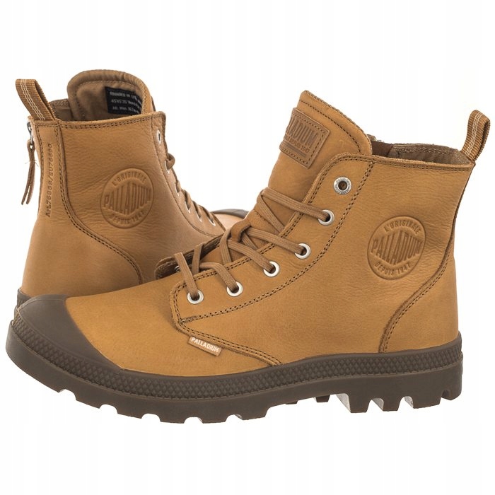 Pánské kožené trapery Palladium Pampa Zip Lth Ess 76888-252