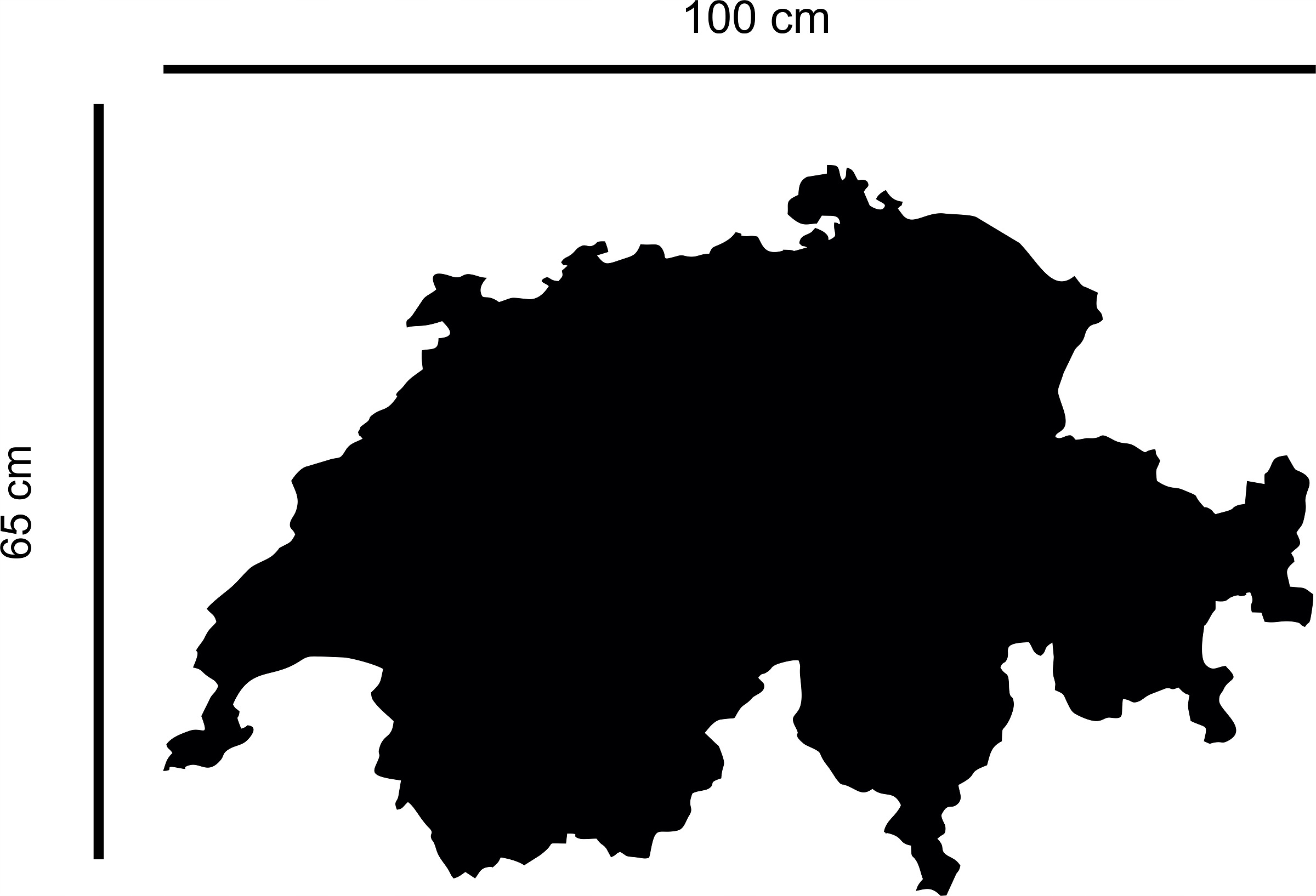 Kovová mapa Švajčiarsko pamätné magnety plechová tabuľa 100x65