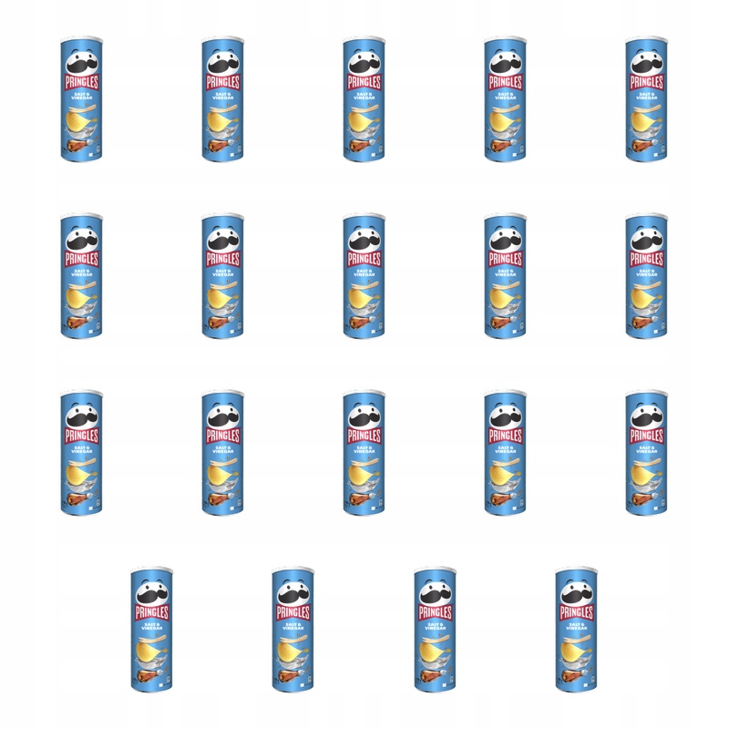 Pringles Salt & Vinegar 165g X19