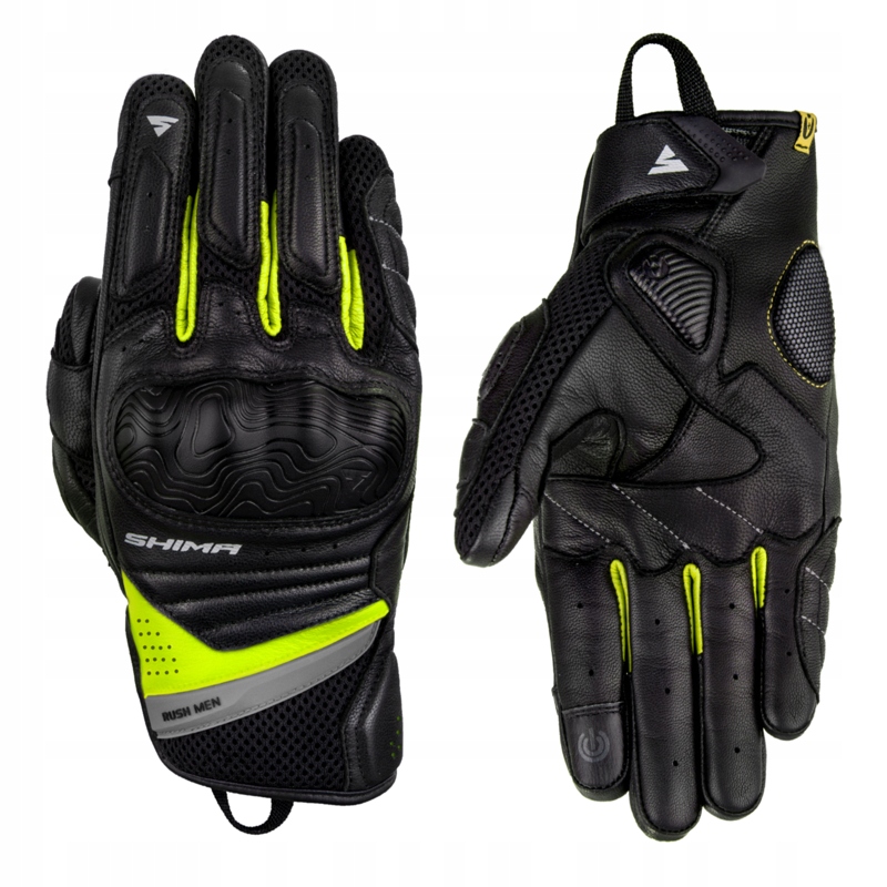 

Rękawice Shima Rush Fluo motocyklowe Gratisy