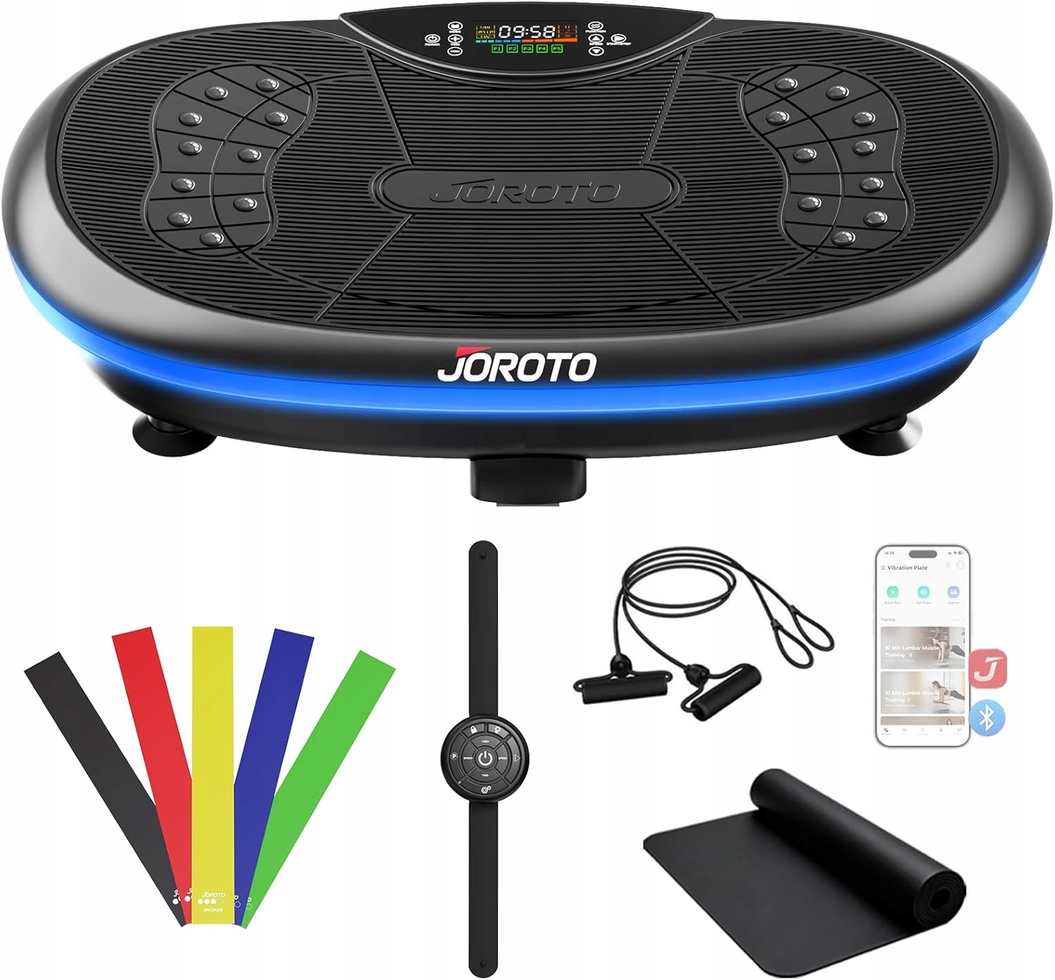 P331/1 Joroto JV80 Sport Platforma wibracyjna 4D z 3 silnikami do treningu