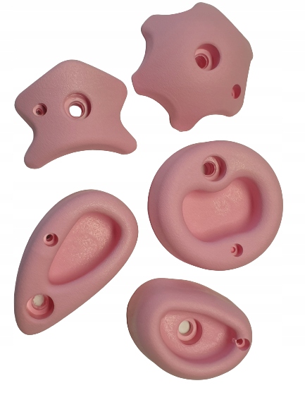 

Kamienie Wspinaczkowe Uchwyty Skałki XL Jasny Róż