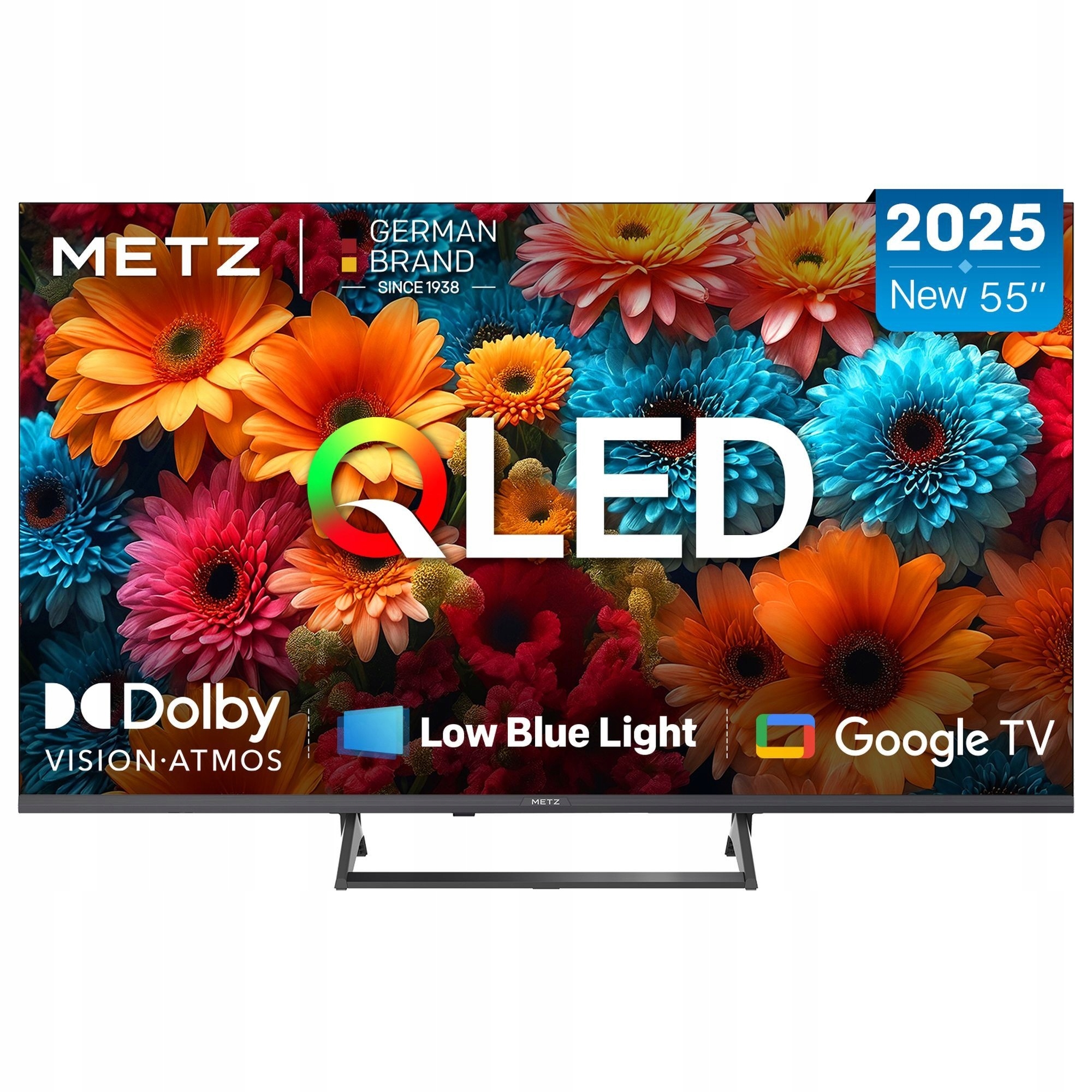 Telewizor Tv 55MQF7500Z Qled Metz 4K Uhd Google Tv Dolby Vision