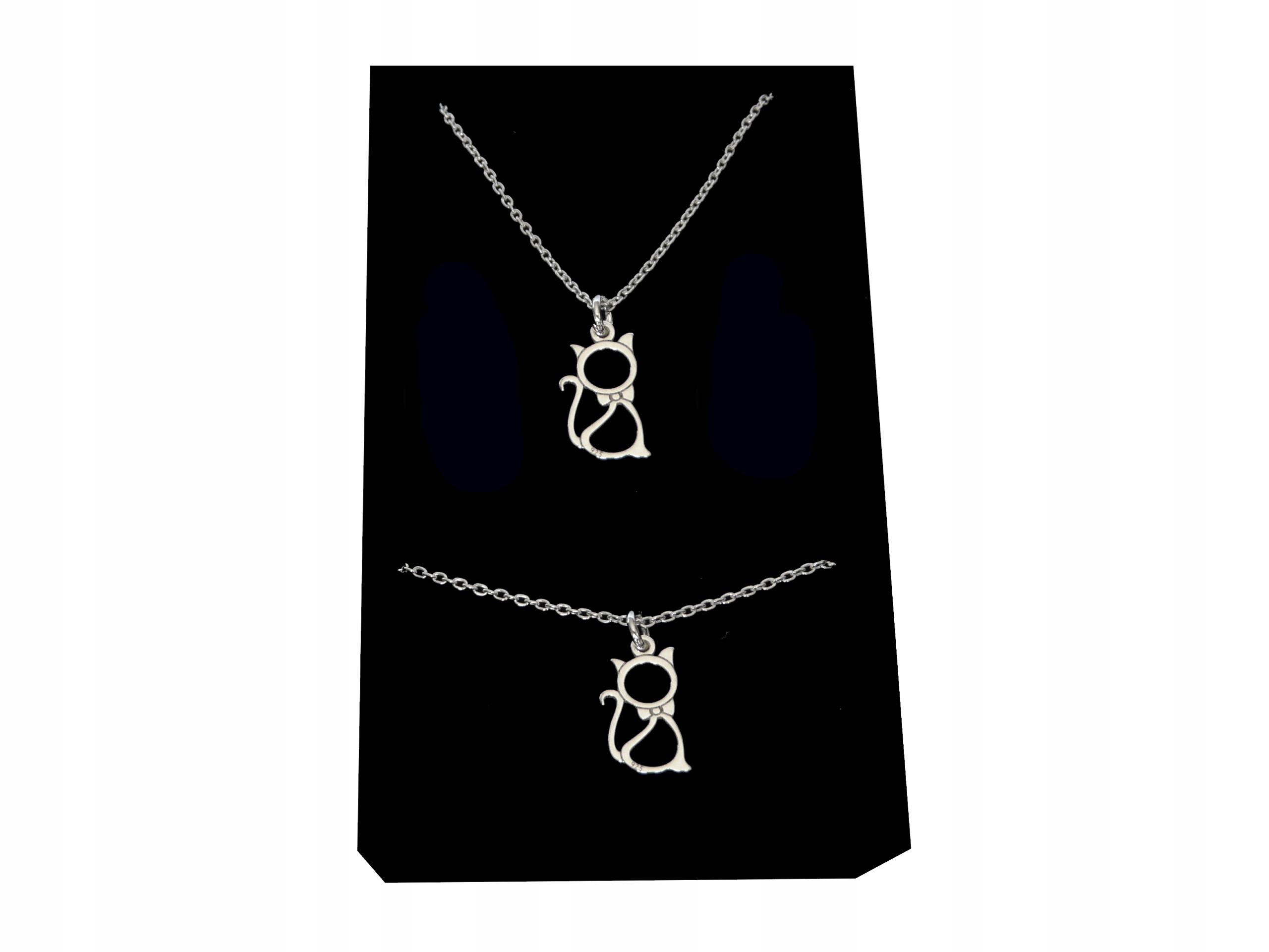 

Srebrny Komplet Ażurowy Kot Kotek srebro 925