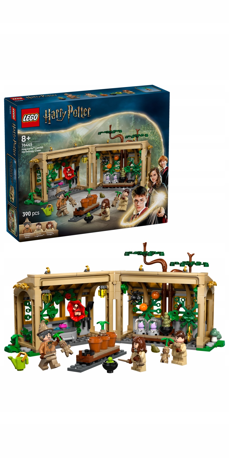 Lego Harry Potter 76445 Bradavický hrad: Hodina bylinkářství Stavebnice p