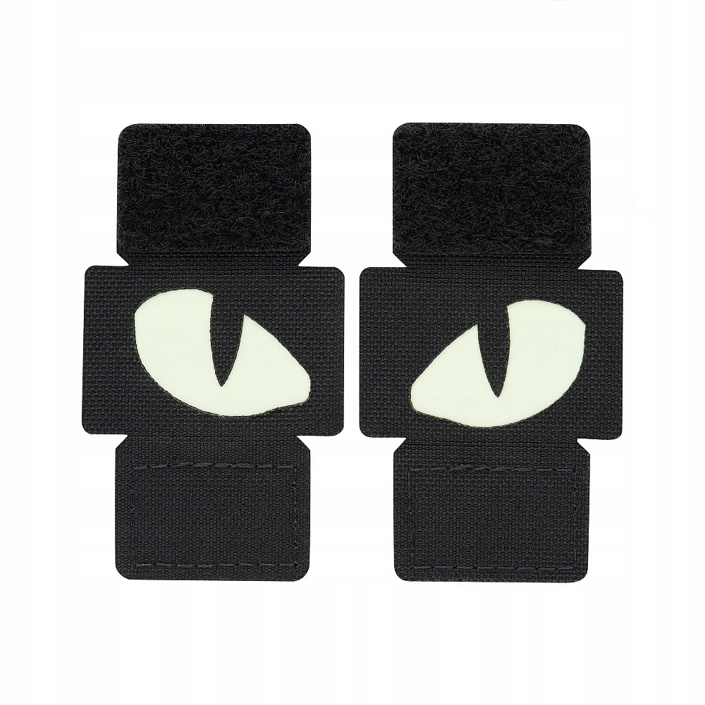 M-Tac Naszywka Na Rzep Tiger Eyes Laser Cut (Para) Black/Fluo