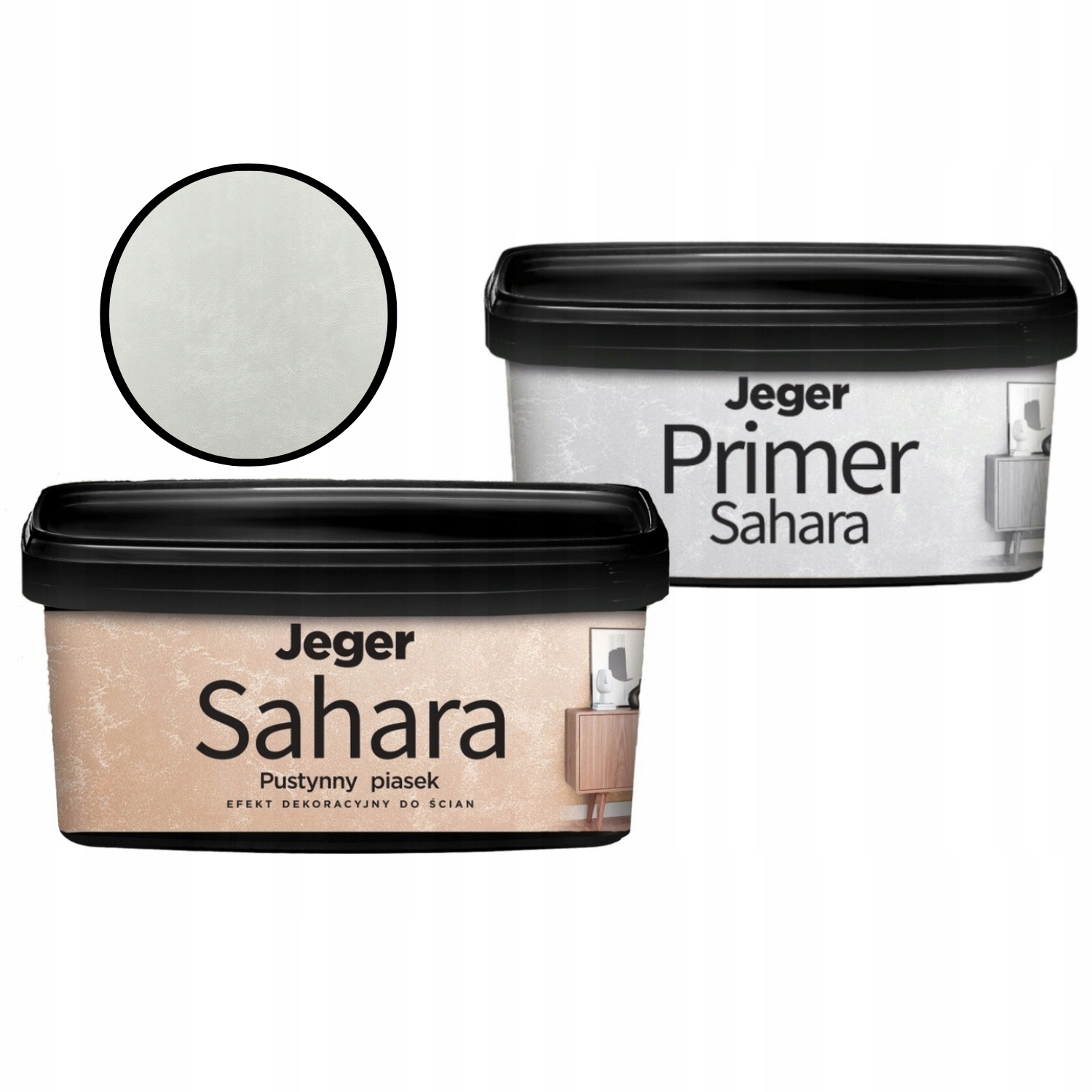 Sada nástěnných efektů Pouštní písek Sahara Maurizio 1L Primer Sahara 1L
