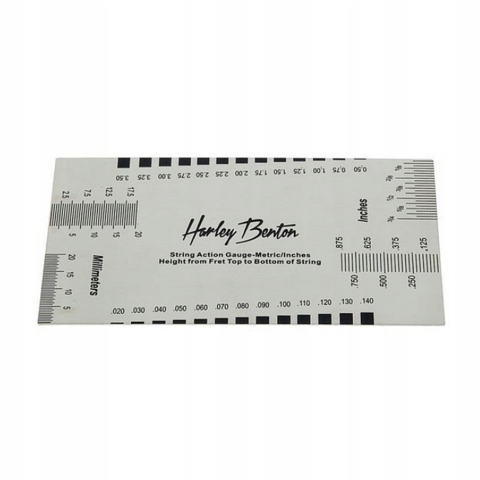 Miarka linijka do gitar pomiaru strun menzura Harley Benton Kod producenta 491199