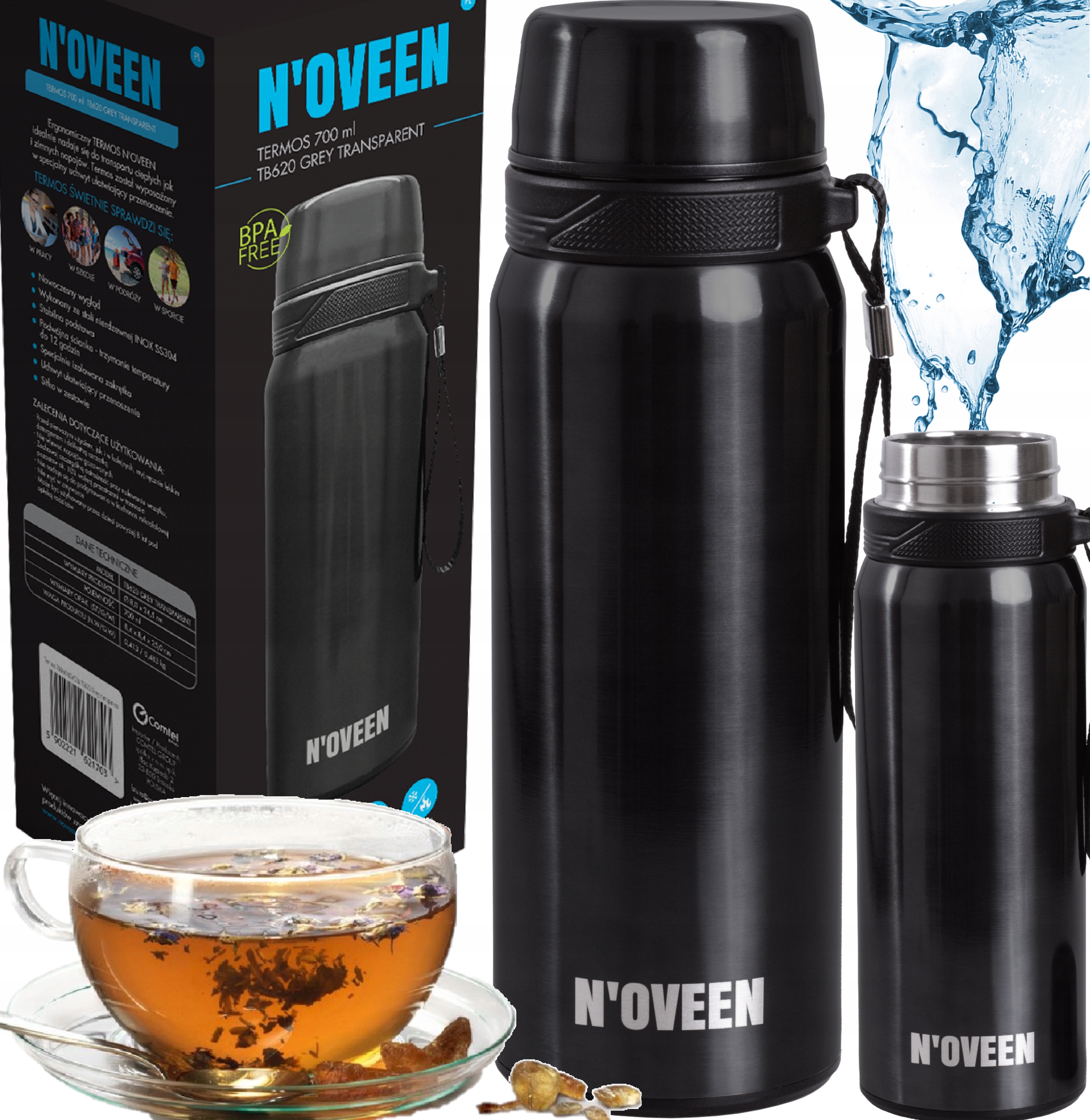 

Duży Termos Butelka Termiczna 700 ml Bidon TB620