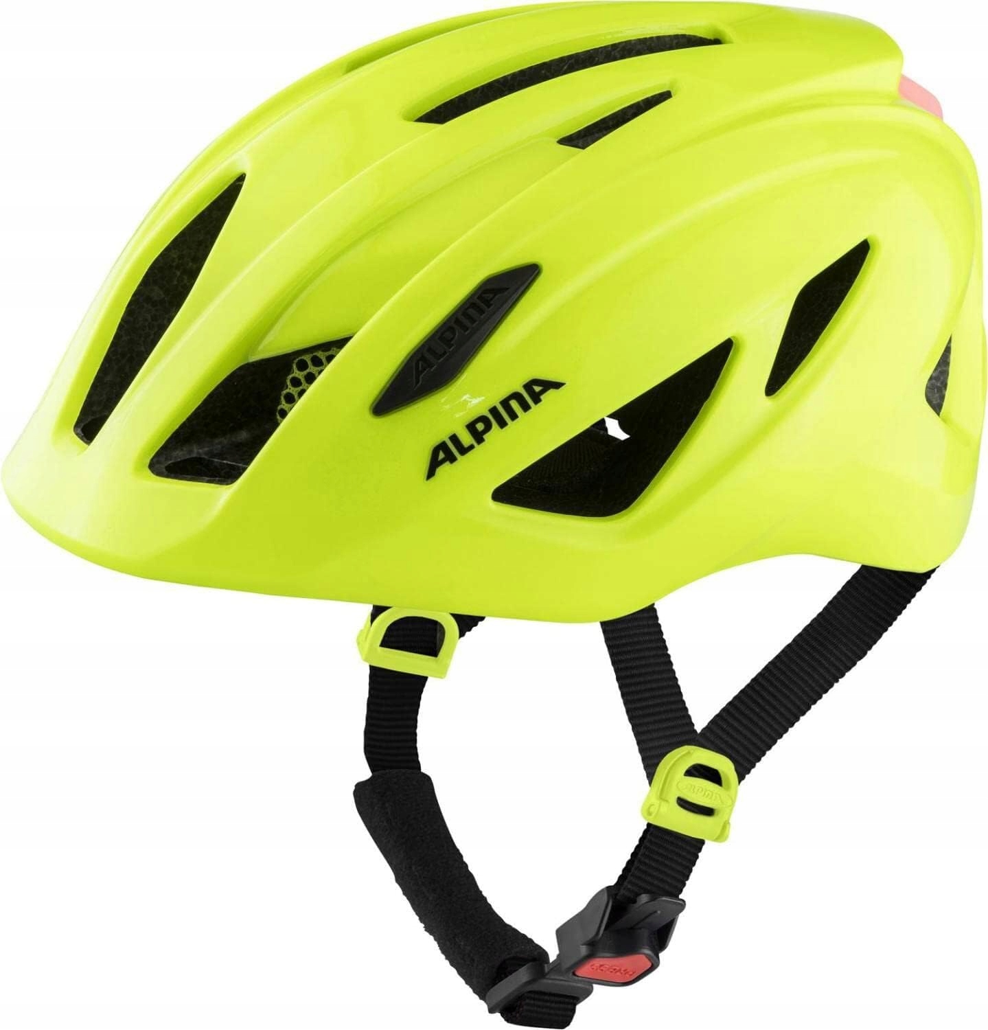 Dětská cyklistická přilba Alpina Pico Flash Be Visible Gloss 50-55 cm Led