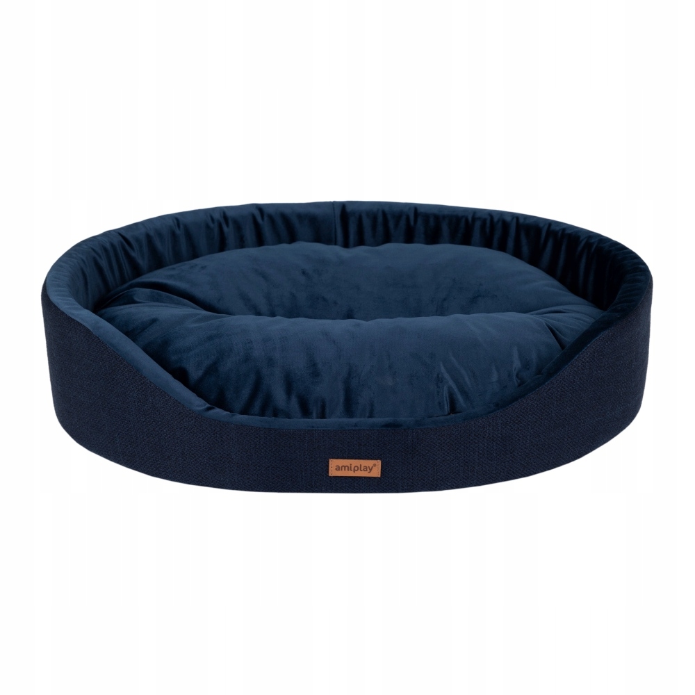 Levně Pelíšek oválné Siena XL Granátové Amiplay