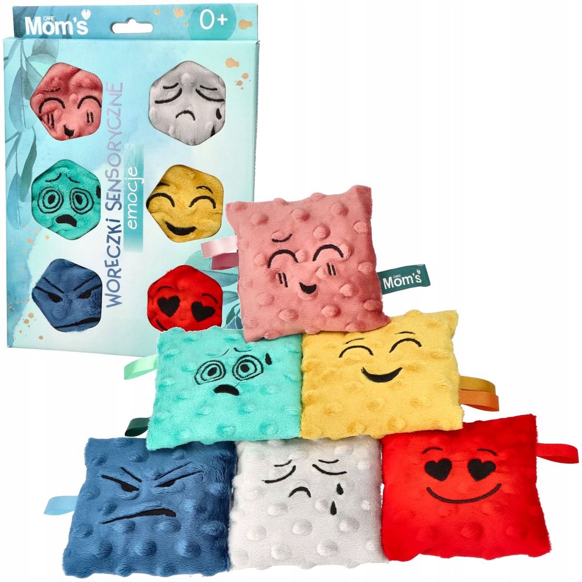 

Woreczki Sensoryczne Gimnastyczne Emocje 0m+ 6szt