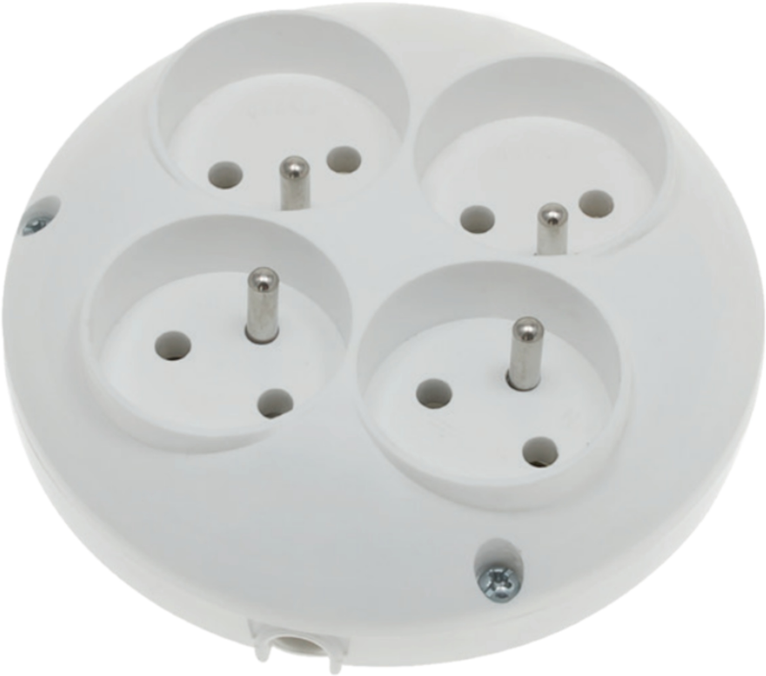 

Gniazdo czterokrotne z uziemieniem do przedłużacza