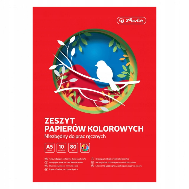 

Herlitz Blok Papierów Kolorowych A5 do Szkoły 10k