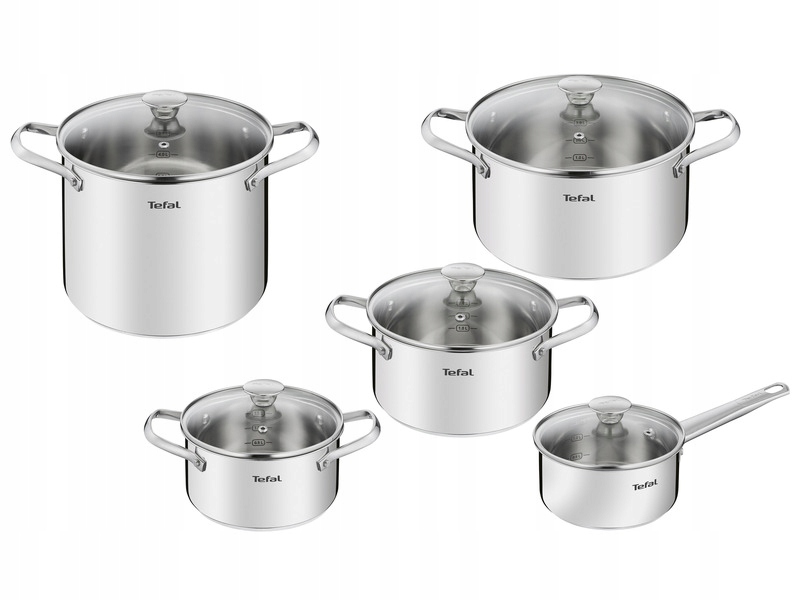 

Zestaw garnków Tefal CookEat B921SA55 10 elementów