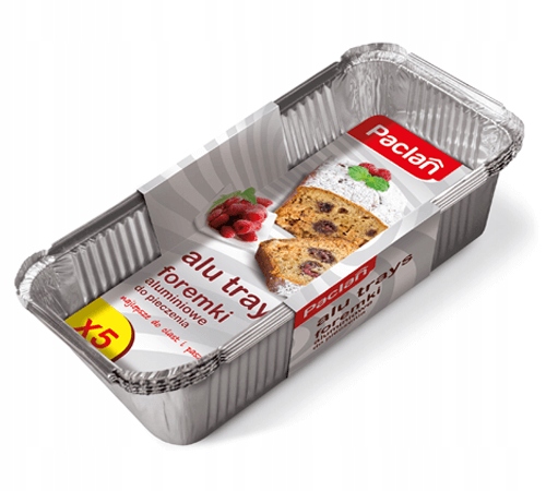

Foremki Aluminiowe Paclan 5 Szt Keksówka Pieczenie
