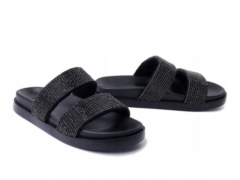 Klapki damskie Rieker Revolution W1451-00 blac r38