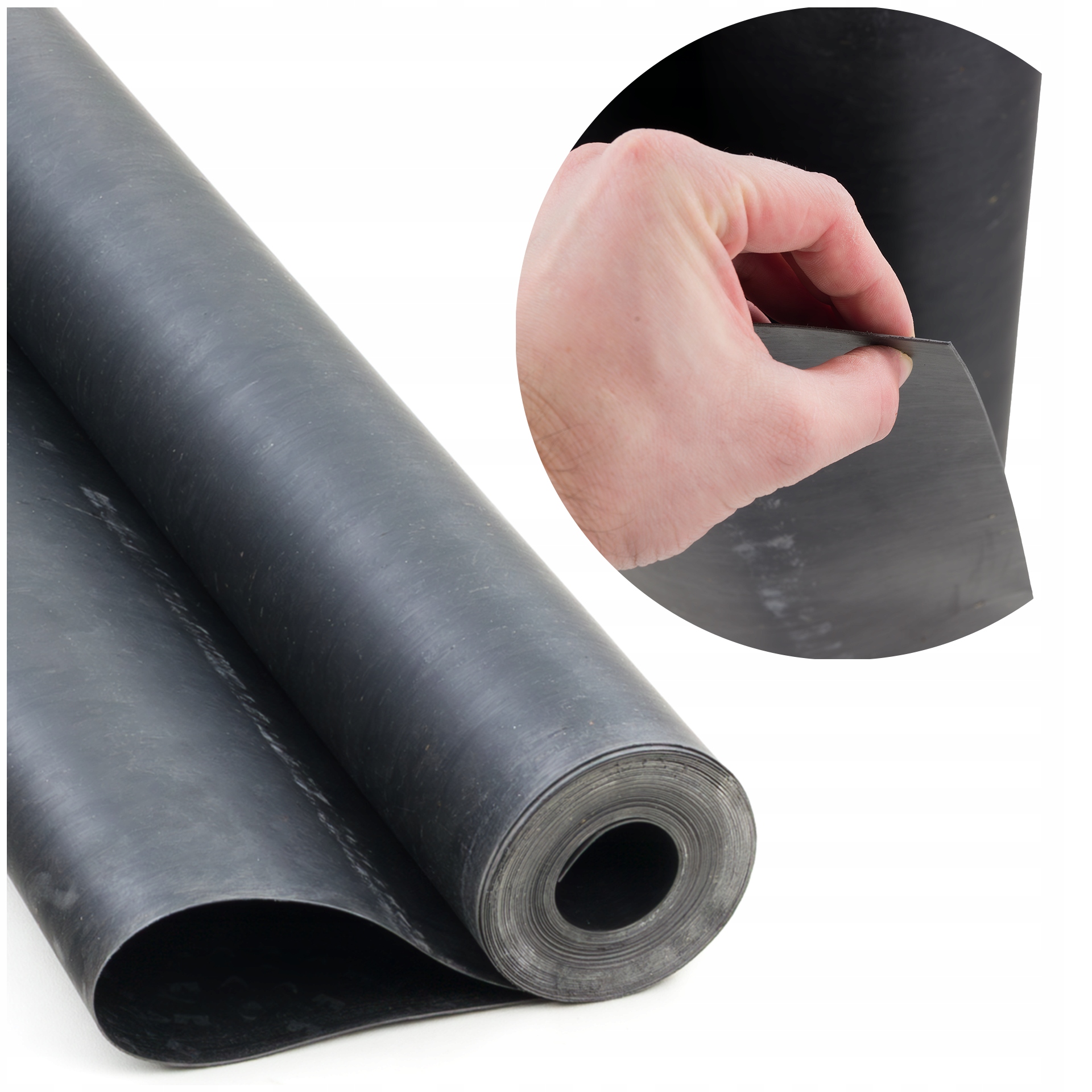 Akustická zvukotesná rohož gumová tenká 1 mm, hustá, účinná, 2000 kg/m3