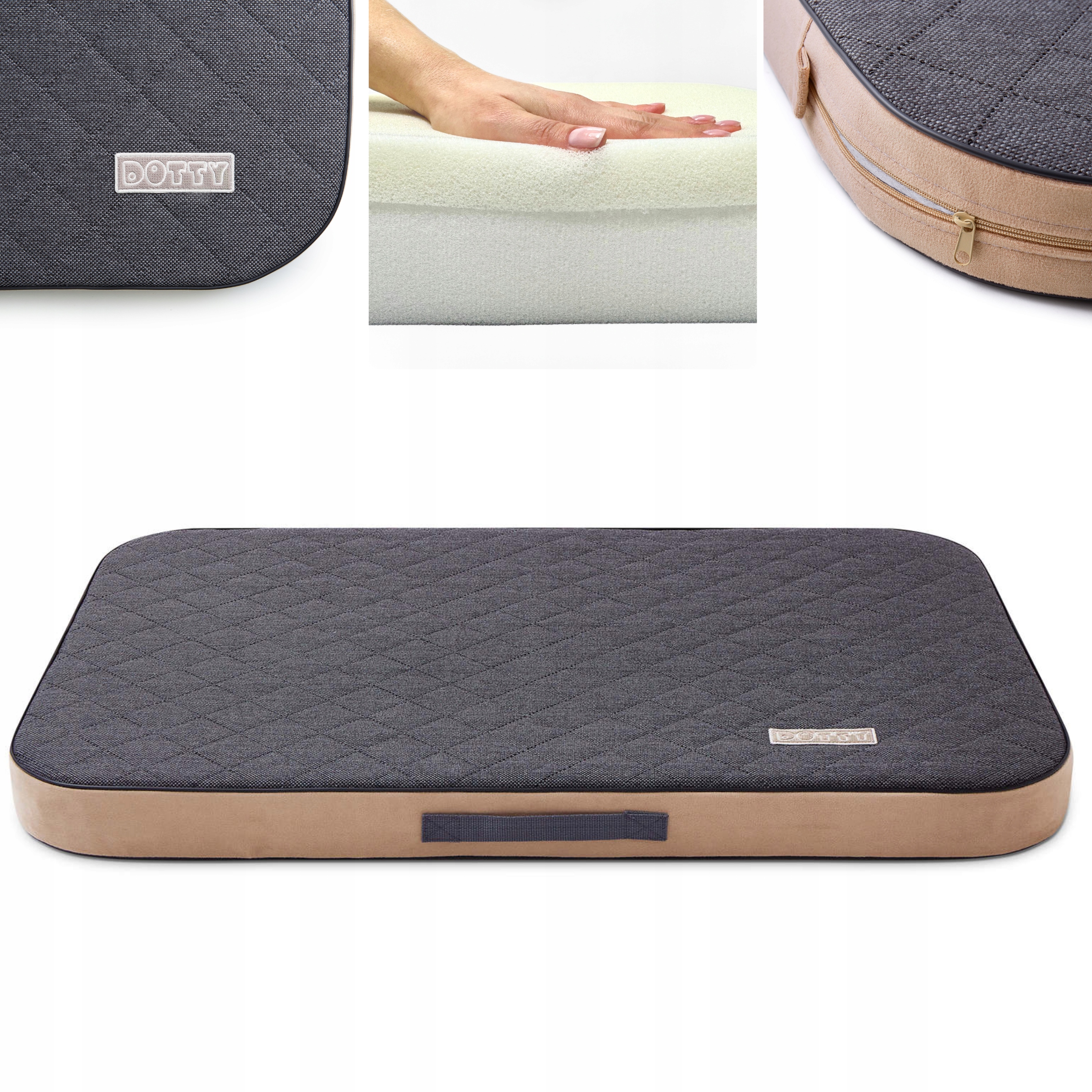 Ortopedyczny materac dla psa ras olbrzymich 3XL Legowisko ortopedyczne 130