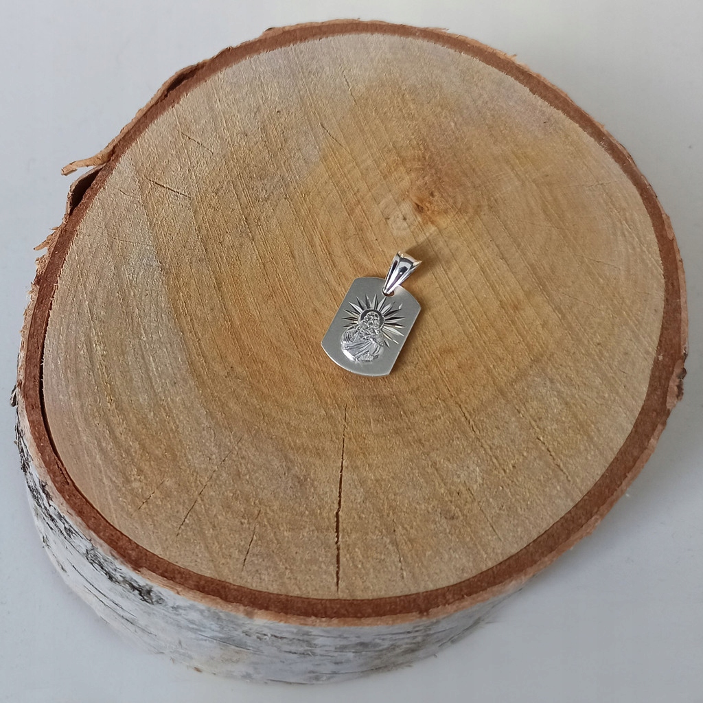 Medalik M.B.Szkaplerzna Szkaplerz Srebro pr.925 Chrzest KOMUNIA Typ medaliki