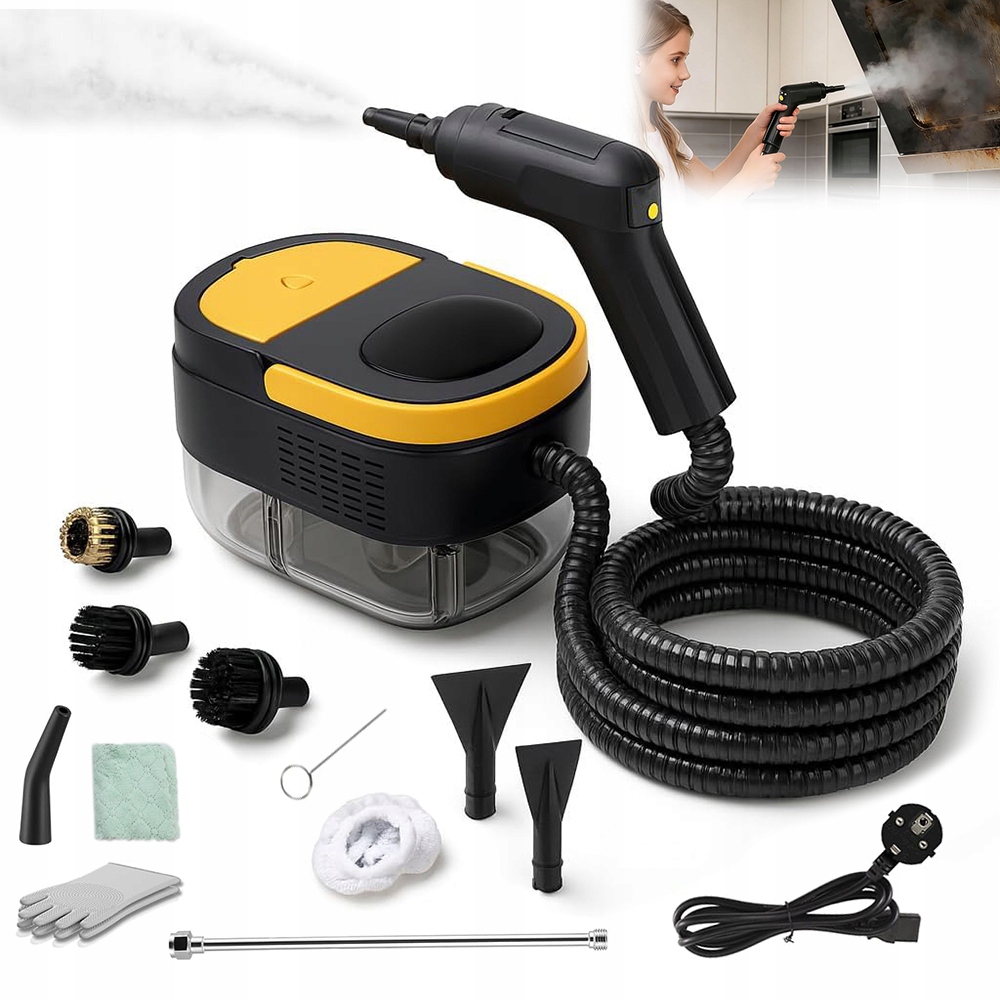 Parní Čistič Oken S Parním Čističem 1600 ML 2500 W 1.5 M Hadice