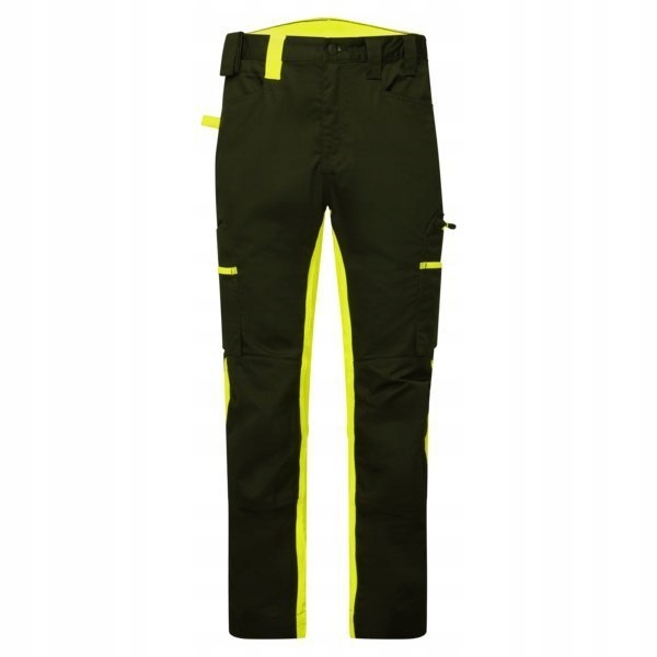 Kalhoty WX2 Eco Stretch s ventilačními panely vel. 30 Černá/Žlutá Y