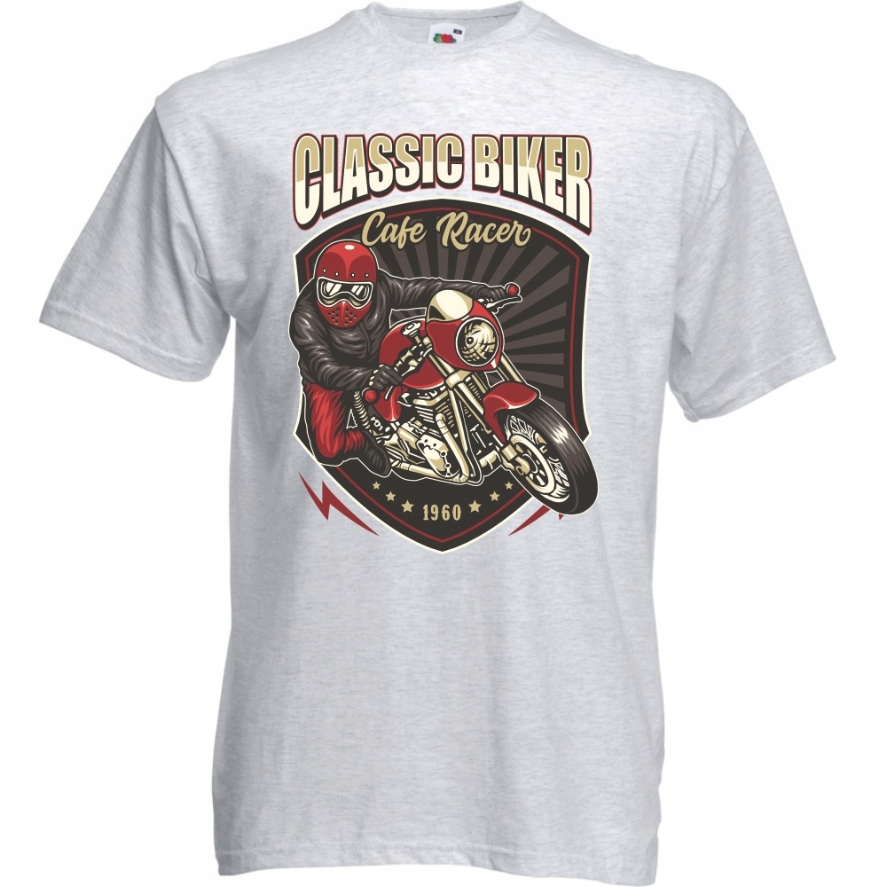 

Koszulka motocykl motor motocyklista L ash szara