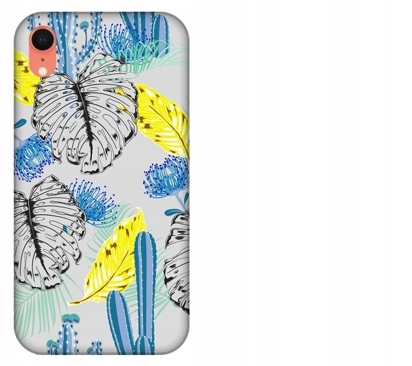

Etui pokrowiec iPhone Xr Kaktus tropikalny wzór