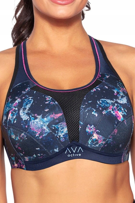 Sportovní podprsenka Ava Dina tmavě modrá [Velikost 75 D]