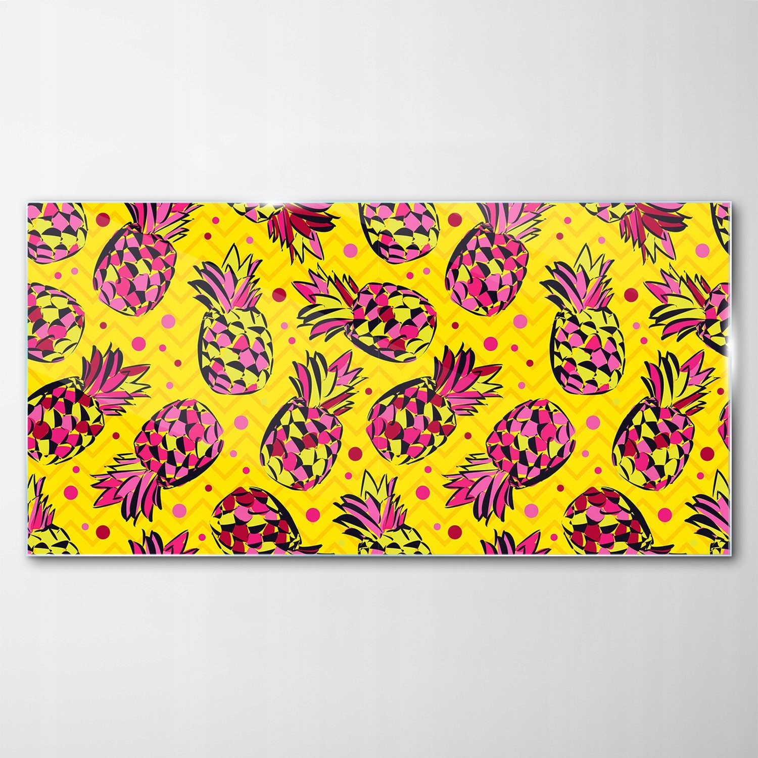 

Hartowany Obraz Szklany Owoc Tropiki Ananas 120x60