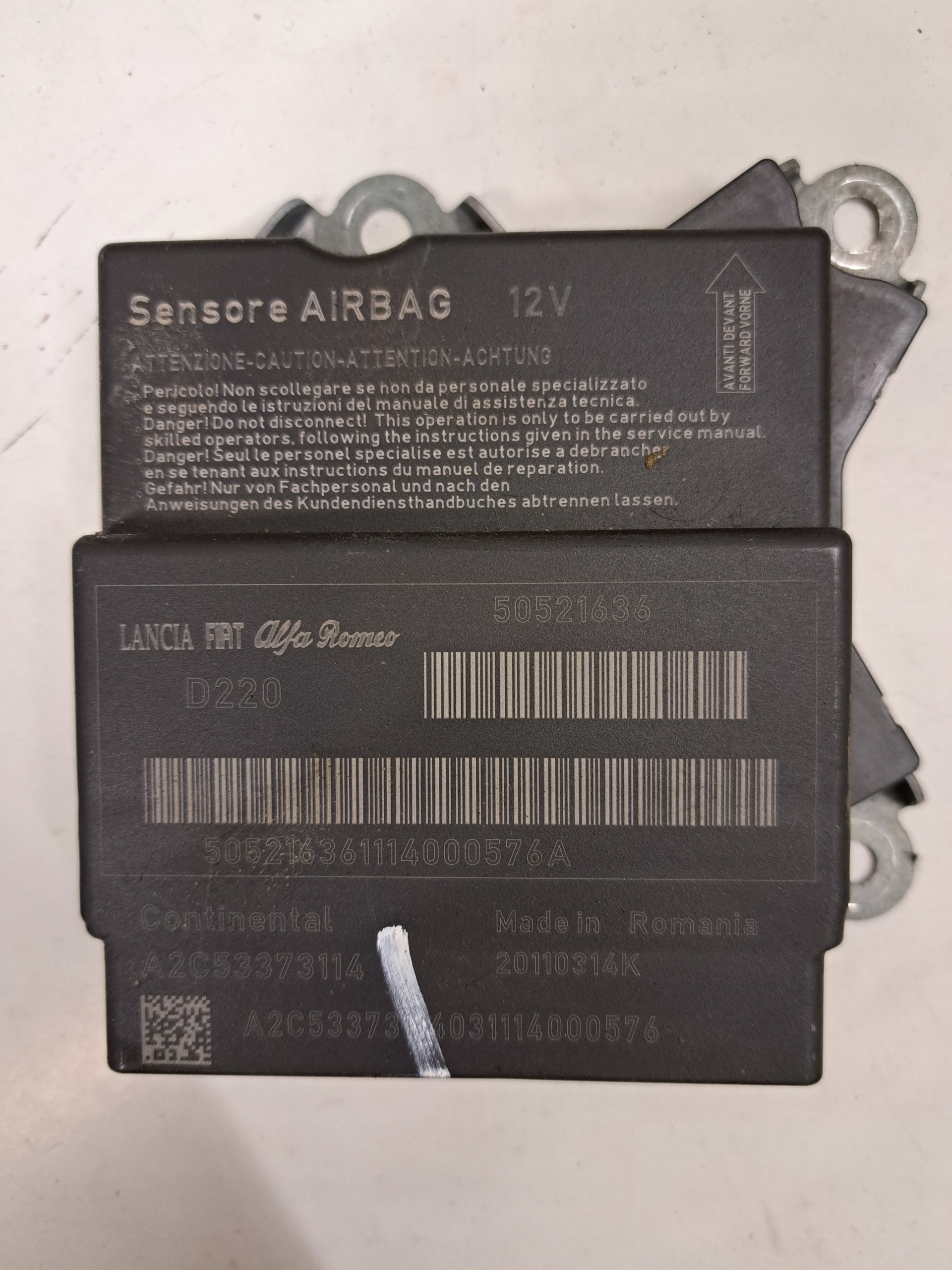 ALFA ROMEO MITO FIAT ДАТЧИК ПОДУШКИ 50521636