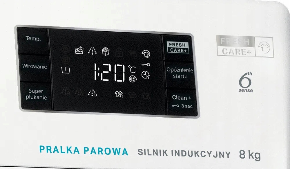 PRALKA WHIRLPOOL FFB8258BVPL 8kg Parowa + RĘCZNIK Maksymalny wsad 8 kg