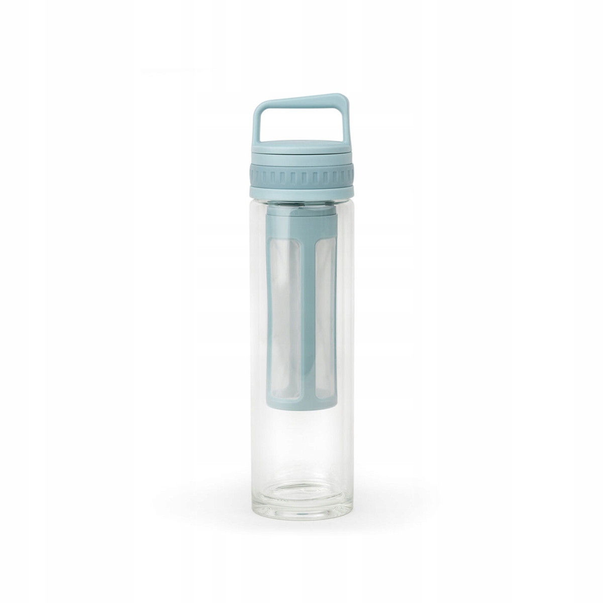 Dvoustěnná skleněná termoláhev na Cold Brew Moshi Mint, 0,6 l