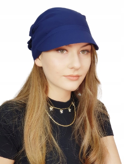

Turban Lara z daszkiem W-161 na lato Eva Design