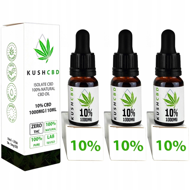 

Olejek konopny Cbd Pure 10% 3000mg 3x 10ml