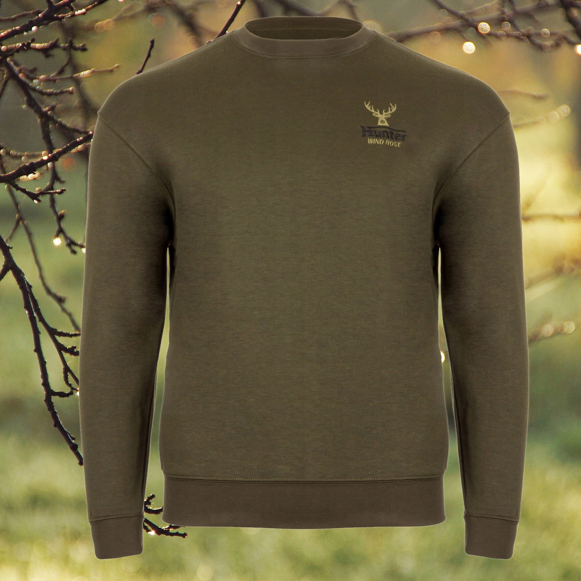 Bluza Myśliwska - HUNTER pod kurtkę-super cena L Kolor zielony