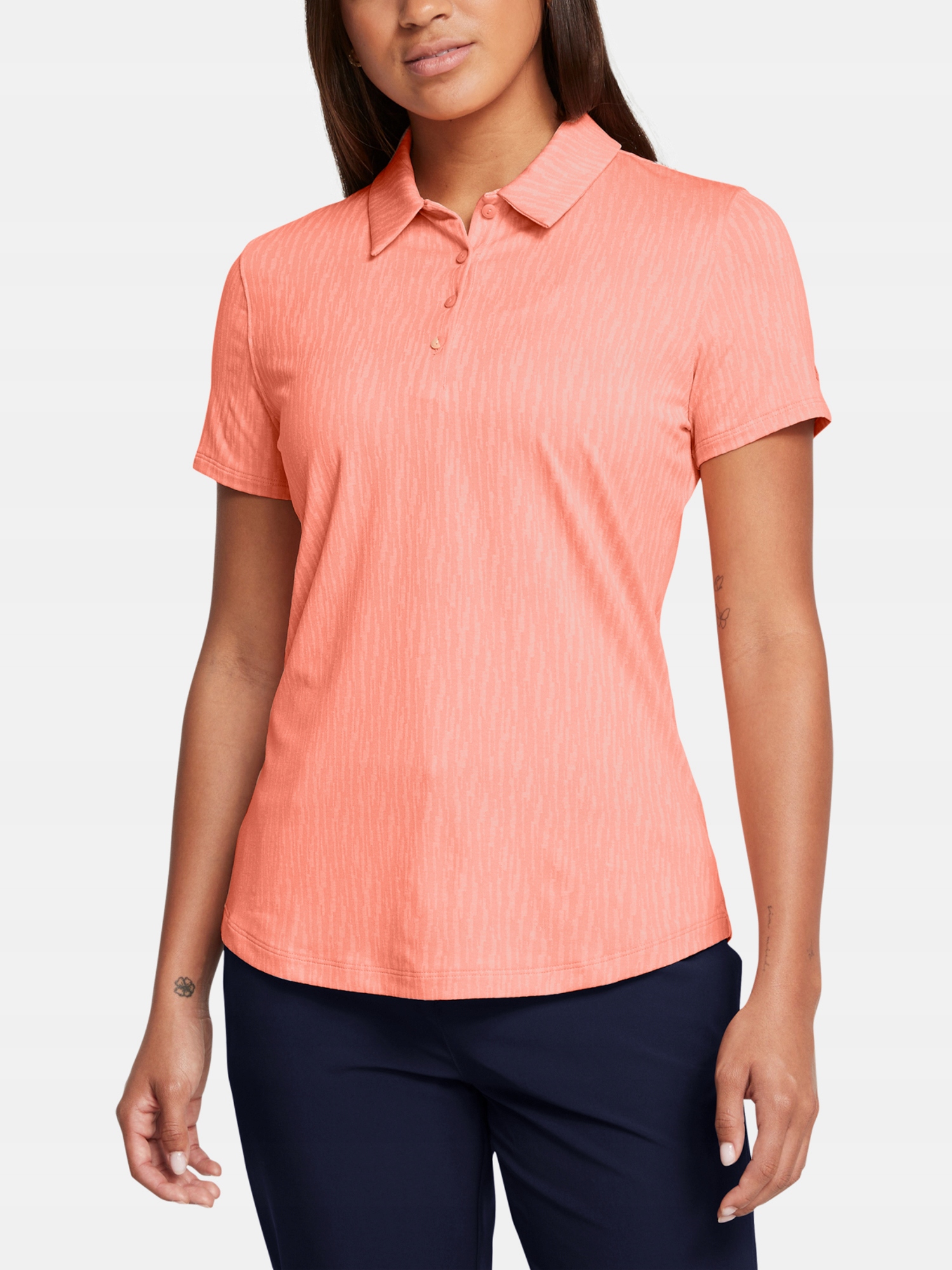 Under Armour Dámské tričko Ua Playff 3.0 Digi Jaq Polo oranžová