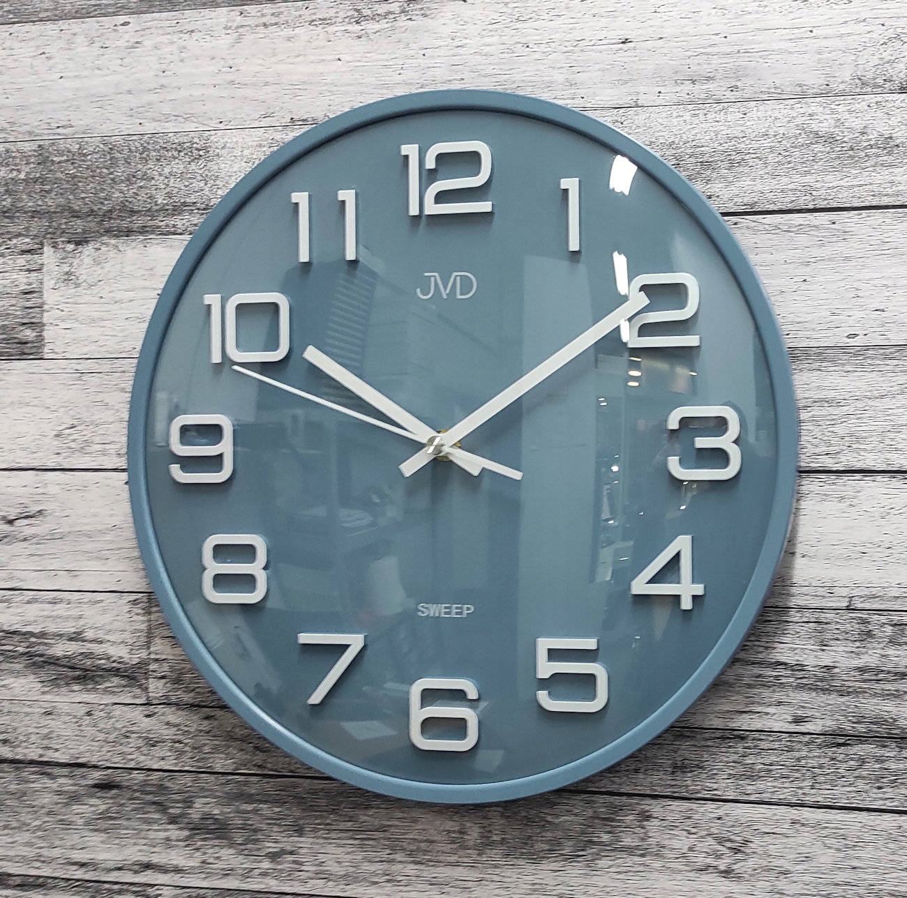 CZYTELNY CICHY ZEGAR ŚCIENNY JVD HX2472.4 31 cm Marka JVD