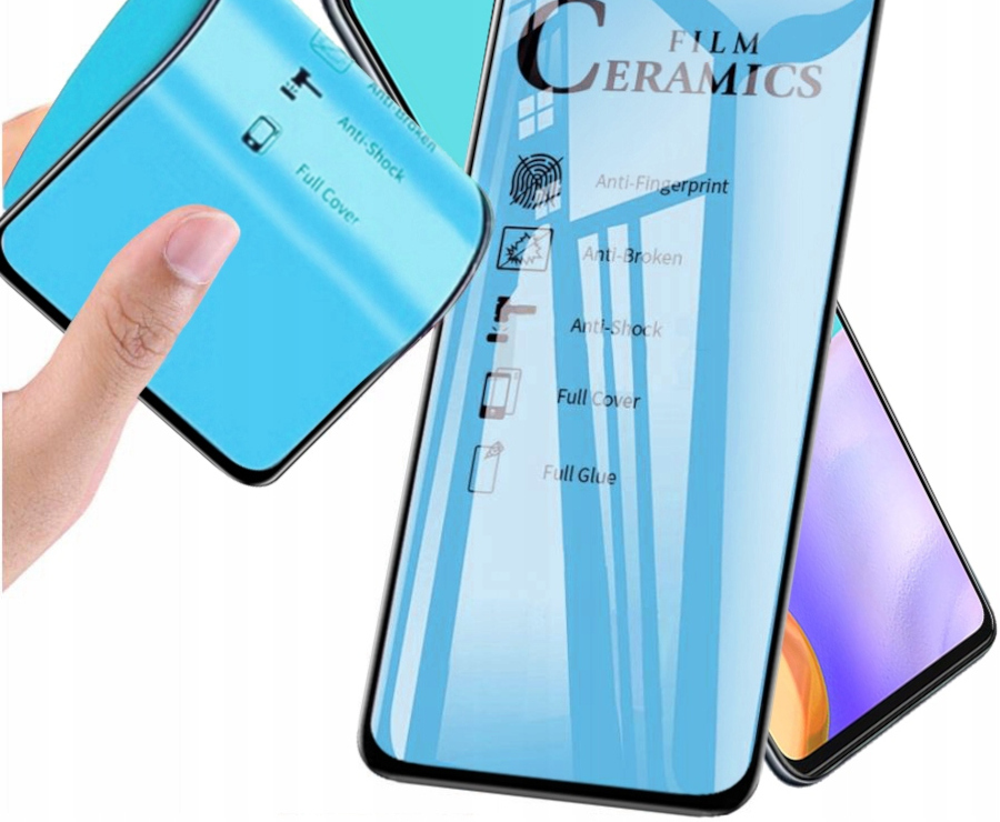 FOLIA 5D + SZKŁO NA APARAT DO SAMSUNG A52S Rodzaj szkło hartowane