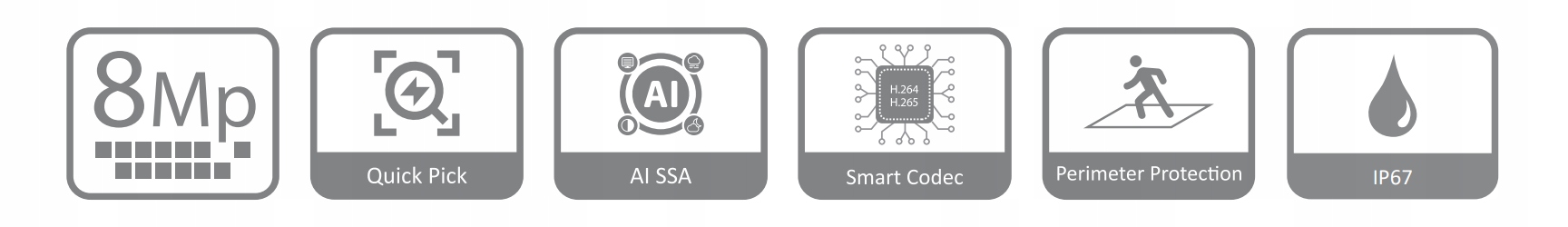 Kamera DAHUA IPC-HFW3842E-AS-0280B BLACK AI 8MP WizSense 4K Rozdzielczość 8.3 Mpx
