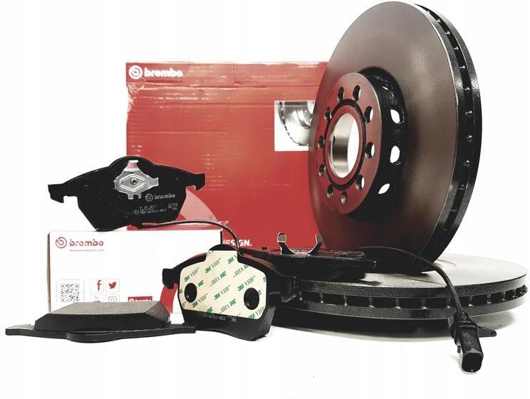 

Brembo Tarcze Klocki Przód Audi A4 B5 B6 B7